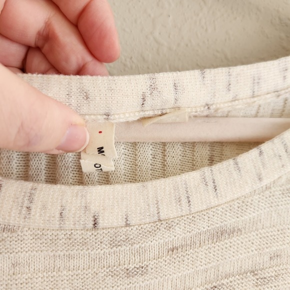 Anthropologie Moth Heathered Ribbed Sweater Dress Size Large - Picture 7 of 13